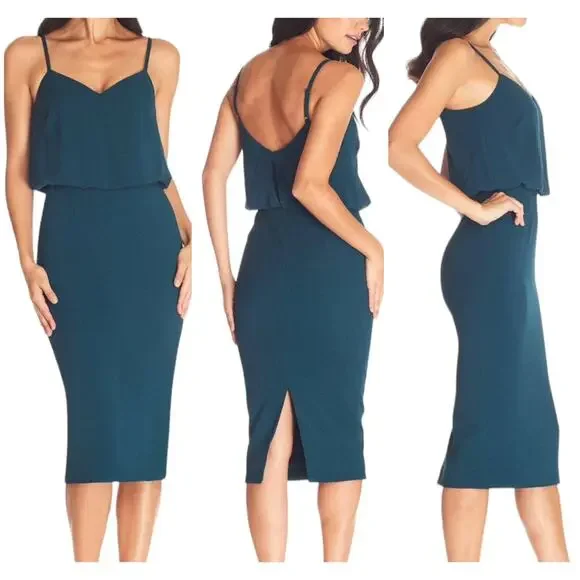 dress the population alondra dress Dress the Population Alondra Dress - Blue